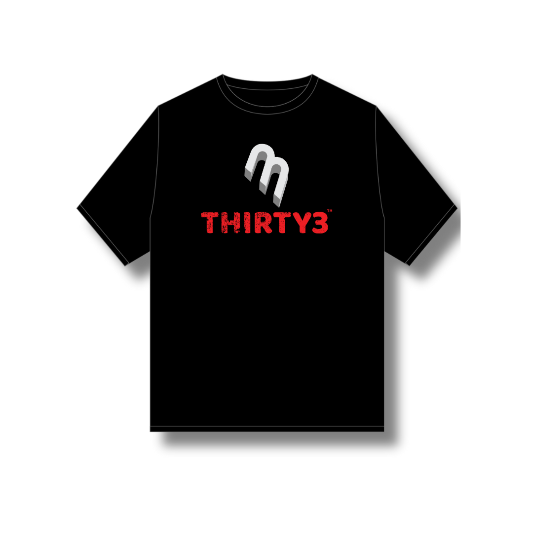 THIRTY 3 Origin Tee (Black)